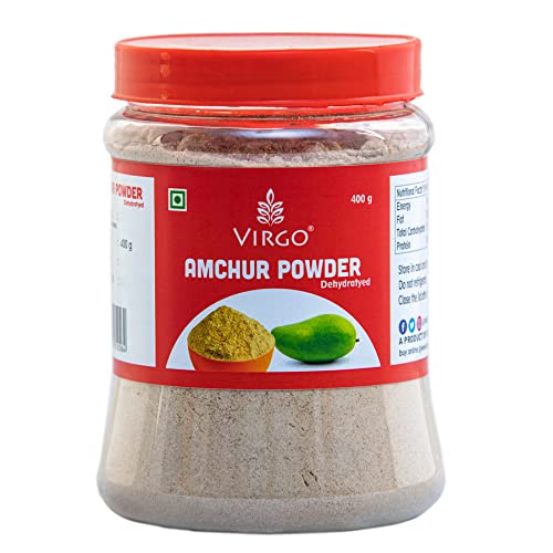 Virgo Amchur Powder for Cooking & Seasoning, Mango Powder, Sun Dried Zero added Colours, Fillers, Additives & Preservatives Mango Powder 400g (B09KXVC4TB) Amazon Price History, Amazon Price Tracker