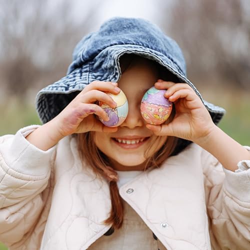 MEMOFYND 8 Stück Künstliche Eier, Künstliche Holzeier, Holzeier, Hebammen-Holzeier, Hühner-Noteier, Werkzeuge Für Die Geflügelzucht (Beige)