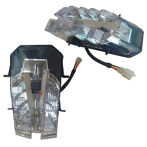 Image of Bike Rear back light for Pulsar UG 3 Tail Light Motorbike Led tail light for Bajaj (Pulsar 150, Pulsar 220, NS200p /125 Pack of 1)