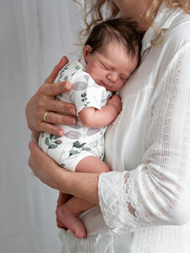 Anano Muñecas realistas de bebé Reborn de silicona de cuerpo completo de 18 pulgadas, muñeca realista de bebé recién nacido, muñeca realista de bebé recién nacido, muñecas de la vida real como bebés