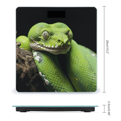 Báscula digital de baño JTREHY de vidrio templado miniatura 2