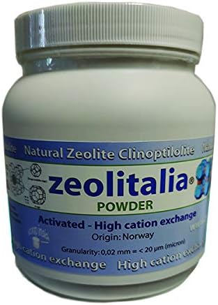 Zeolite clinoptilolite - Pure and Natural from Norway Ultra Fine - < 20 Micron (µm) 550 g