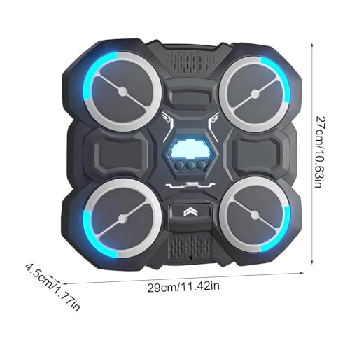 Machine de boxe musicale murale à LED avec vitesse réglable - 5