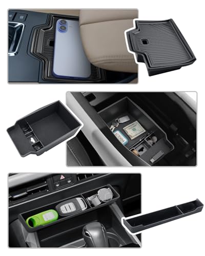 Image of CDEFG 3Pcs for 2026 Mazda CX5 Center Console Organizer for 2026 Mazda CX-5 (S /Select /Preferred /Premium /Premium Plus) Accessory Middle Console Tray Storage Box
