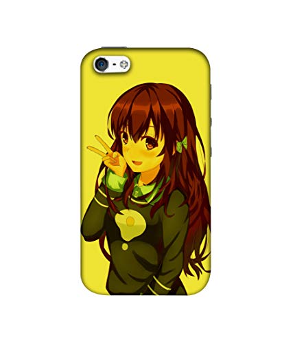 Image of Amazon Brand - Solimo Designer DJ Girl Vector 3D Printed Hard Back Case Mobile Cover for Apple iPhone 5 / 5S