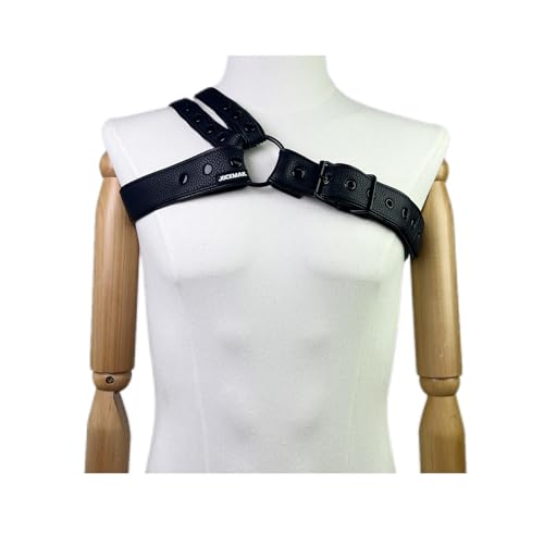 JOCKMAIL Men's Harness Leather Harness for Men Adjustable Mens Harness Chest for Fashion, Fitness, and Special Occasions2