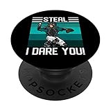 Photo Gallery steal i dare you divertente catcher vintage baseball player lover popsockets popgrip intercambiabile Photo Gallery steal i dare you divertente catcher vintage baseball player lover popsockets popgrip intercambiabile