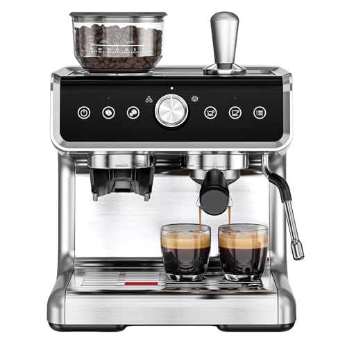 EUHOMY Espresso Machine with Grinder
