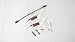 WLtoys V911 4CH Helicopter Part Main Tail Blade + Balance Bar Spare Parts Red/White Color
