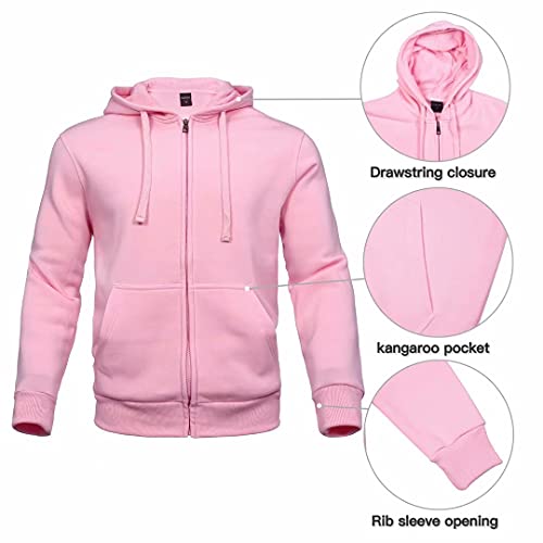 Men's hoodie sweatsuit Full-Zip fleece track suits casual jogger set outdoor sportswear3