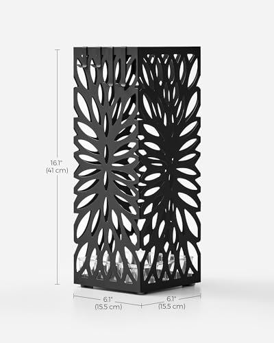 image for SONGMICS Umbrella Stand, Umbrella Holder for Entryway, Steel Square Um