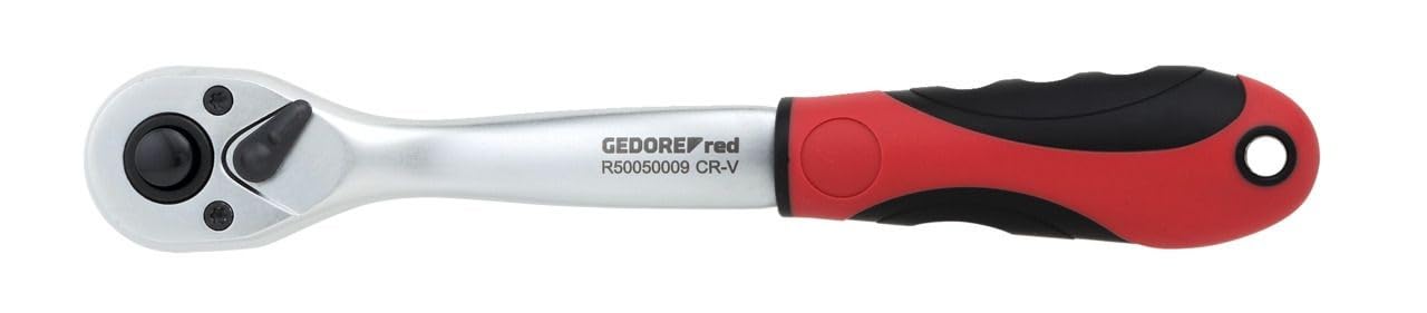 Gedore RED 3300225 2K Reversible Ratchet 3/8" cranked length 206 mm
