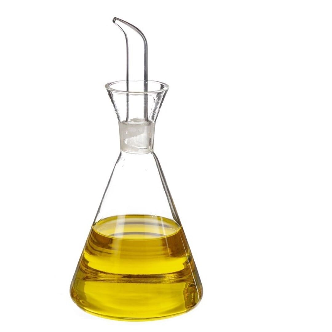 D'CASA dcasa-Aceitera antigoteo Cristal 1000 CC en Caja, 1000 ml
