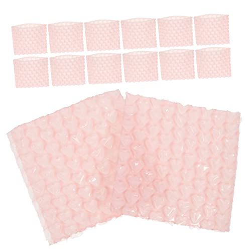 Veemoon 60 Piezas Bolsa De Burbujas De Amor Bolsa De Espuma Para Enviar Para Embalaje Doble Pared Bolsas De Burbujas Para El Transporte Envío El Plastico Rosa