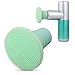 Massage Gun Attachments,Massage Gun Heads, 18/19mm Silicone Massager Gun Attachment Deep Tissue Percussion Plug and Play Salon Tools Massage Head (Light Green)