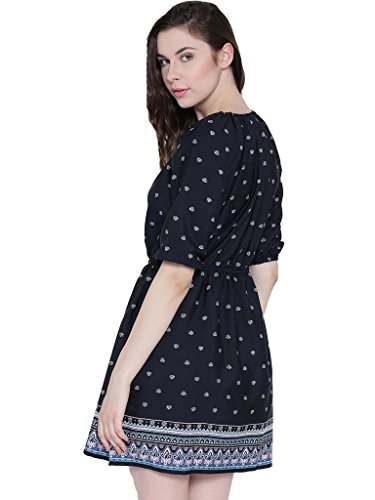 Image of Sera Fushia Patterned Shift Dress
