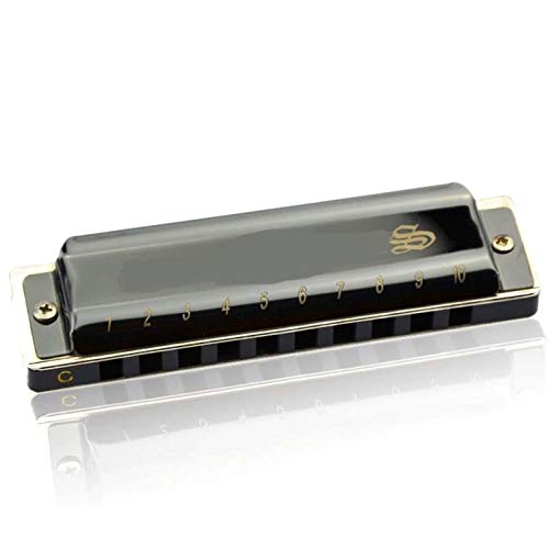 KIRANDIE Harmonica diatonique 10 Trous 20 Tones bluesharp Bouche Organes clés C ABS Peigne Instruments de Musique for… - Les Beatles, Paul McCartney, John Lennon, RIngo Starr, George Harrison KIRANDIE Harmonica diatonique 10 Trous 20 Tones bluesharp Bouche Organes clés C ABS Peigne Instruments de Musique for…