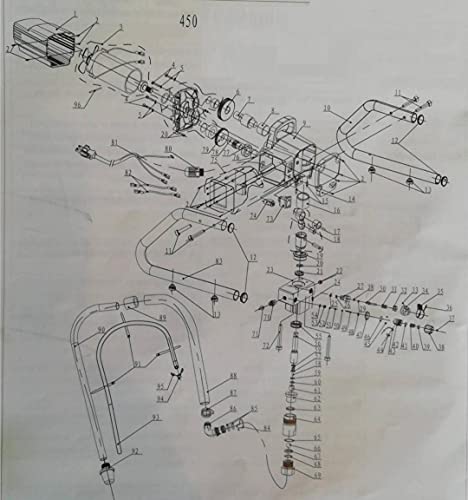 Painter Spray Gun (LABEL) AIRLESS SPRAYER R450 Spare Part No. 75 Circuit Board Assembly