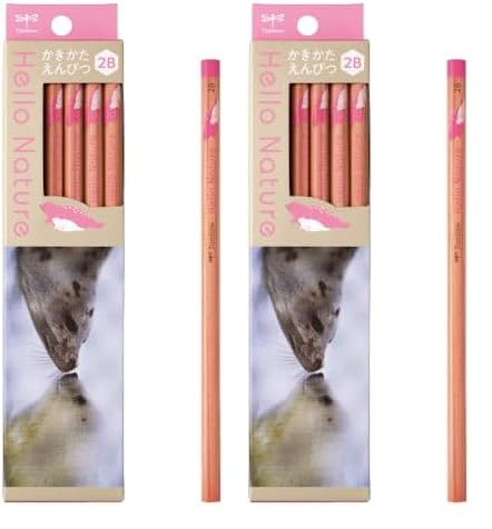 Amazon | トンボ鉛筆 かきかた鉛筆 2B (アザラシ柄) ハローネイチャー