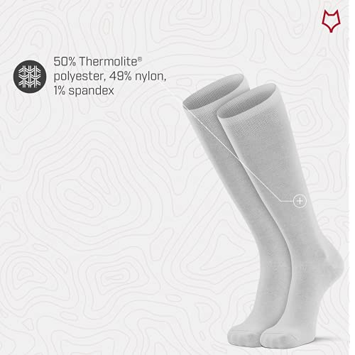 Fox River Wick Dry Therm A Wick Over The Calf Liner Socks Ultra Lightweight Warm Sock4