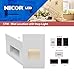 NICOR Lighting STW11203KVWH STW Step Light, 3x5, White