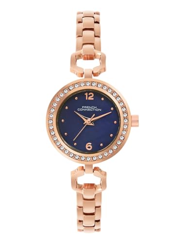 French Connection Analog Blue Dial Womens Watch-FCN079URGM (B0D76X98N9) Amazon Price History, Amazon Price Tracker