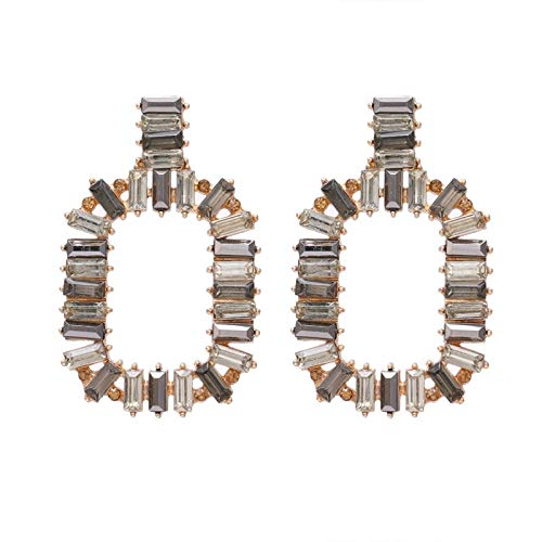 Boucles d'oreilles déclaration cristal légères pour lobes sensibles