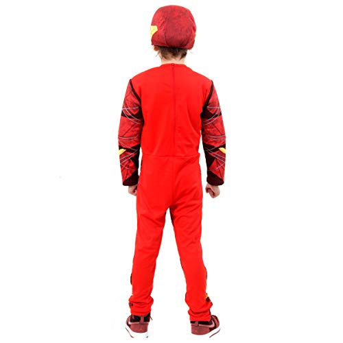 Fantasia the Flash Luxo Infantil 922031-M, Vermelho, Sulamericana Fantasias