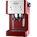 Gaggia RI8425/22 GranGaggia Deluxe Macchina Manuale per il Caffè Espresso, Macinato e Cialde, 15 bar, Colore Rosso, 950W