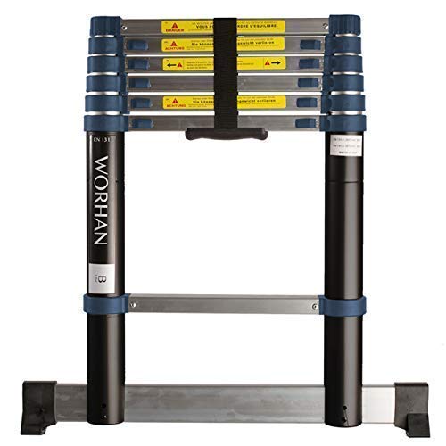 Preisvergleich Produktbild WORHAN® 2m TELESKOPLEITER ALULEITER ANLEGELEITER ALULEITER ALU TELESKOP LEITER MULTIFUNKTIONS LEITER 200cm 1K2B