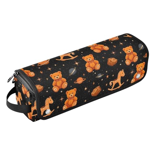Toy Galaxy Black Hot Hair Tools Travel Bag para planchas, rizadores y organizador de viaje de herramientas para el cabello