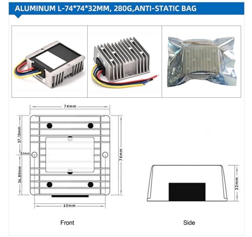 Convertisseur de puissance isolé DC 12V 120W régulateur de tension
