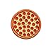 Produktbild BigMouth Inc Strandtuch in Form Einer Pizza, Polyester, Mehrfarbig, 152 x 152 x 1 cm