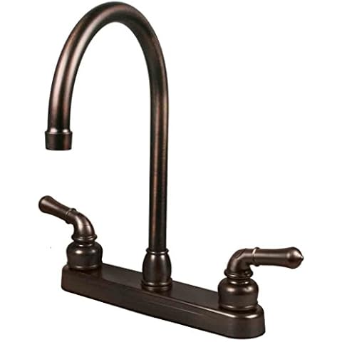 RV/Mobile Home Kitchen Sink Travel Motor Trailer Faucet, Oil Rubbed Bronze Cover