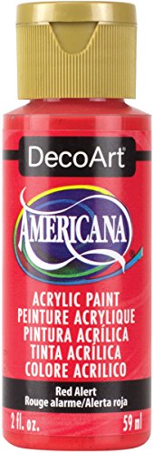 Image of DecoArt Americana Acrylic Paint, 2-Ounce, Red Alert