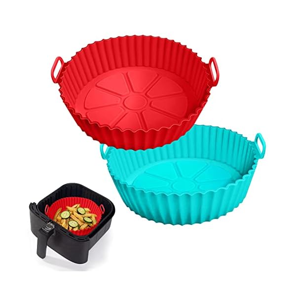 2 Pack Air Fryer Silicone Liners Po...