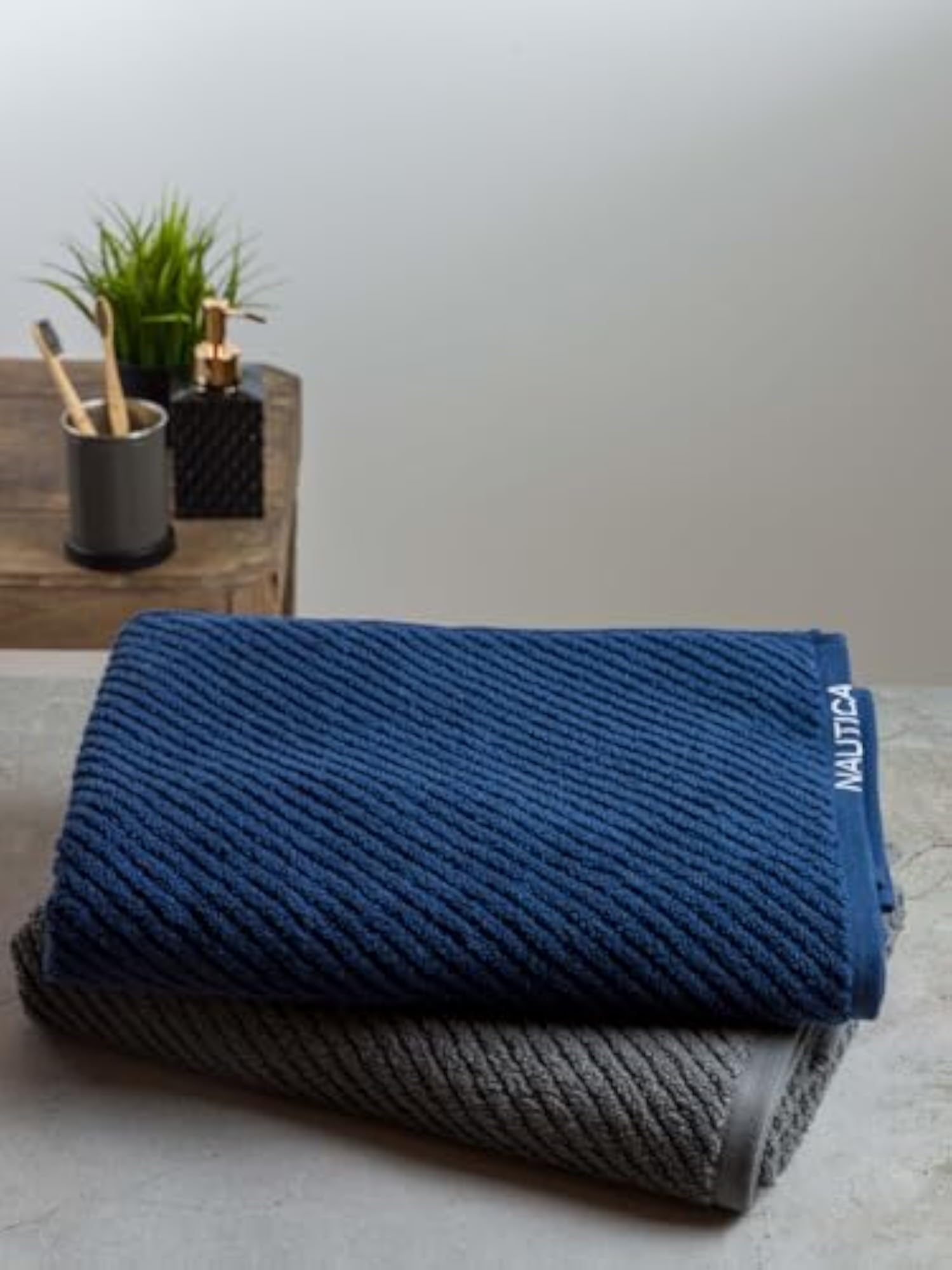 Fluffy Zero Twist 100% Cotton Towel - 2pc Bath Towel Set