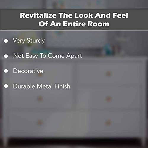 Perilla Home Set Of 6 Brass Metal Knobs For Cabinet & Drawers Decorative Bow Knobs For Home Kitchen Cabinet Hardware Cupboard Glass Door Dresser Wardrobe And Drawer Pulls #TOP3