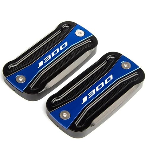 Tapa para líquido de frenos de Kawasaki J 300: protección y estilo negro azul para tu moto