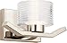 Kichler 44349PNLED Lasus Wall Sconce, 1-Light LED 11 Watts, Polished Nickel