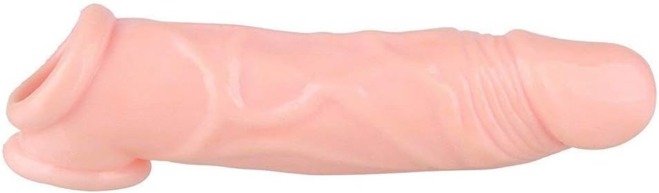 Gift 9inch Extender Enlarger Extension Sheath Elastic Long Lasting Time Size Sleeve Stamina Enhancer