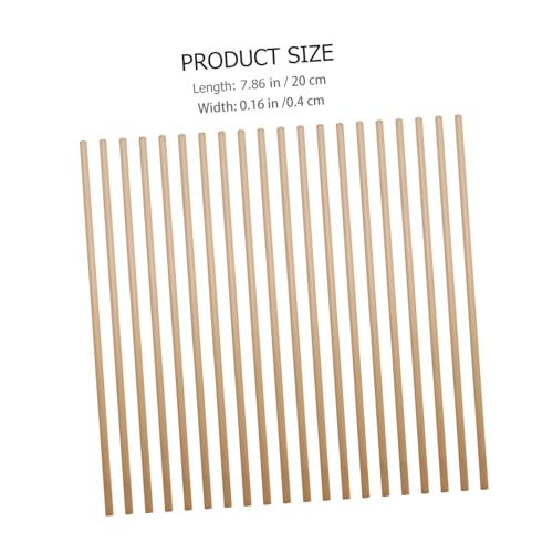 200 pitillos desechables de paja de trigo para bebidas miniatura 7
