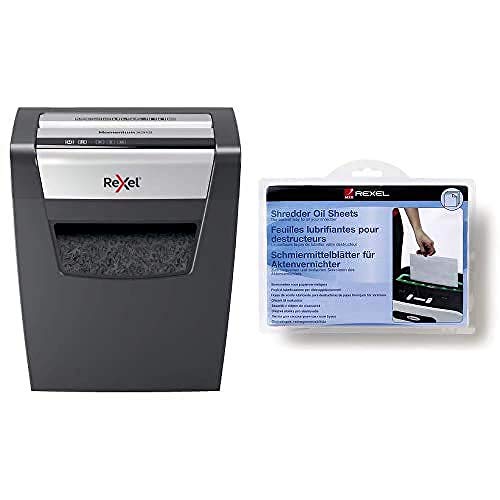 Image of Rexel Momentum X312 Cross Cut Paper Shredder with Shredder Maintenance Bundle