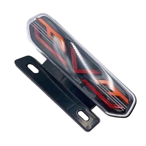 Luz trasera de 12V para motocicleta con señal de giro y parada integrada