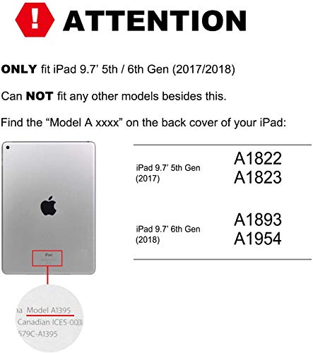 Aicase A0506-426 Ipad 9.7 Case 2018 Ipad 6Th Generation Case/2017 Ipad 5Th Generation Case,Heavy Duty Waterproof Shockproof Triple Layer Defense thumb #4