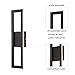 WOHAIPA Indoor Modern Black Cube Wall Light 19W Led 3000K 4500K 6500K 1560 Lumen for The Living Room Bedroom Corridor Staircase Lighting Tools