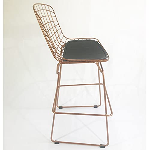 Kit 2 Banquetas BERTÓIA cobre assento preto altura 60cm - Poltronas do Sul