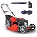 Produktbild Scheppach Benzin Rasenmäher MS200-51E mit Radantrieb & E-Start | 51cm Schnittbreite | 5,2 PS | 65L Korb | 7 Stufen Höhenverstellung | Seitenauswurf | Mulchfunktion | inkl. Motoröl & Ersatzmesser