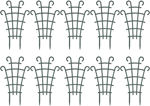 meacom 10 Stück Garten Pflanzenstütze Rankhilfe, Blumenstütze...