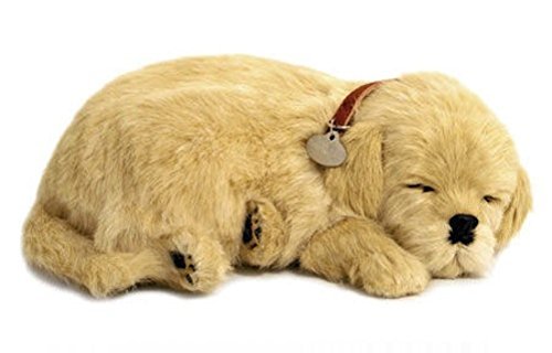 Perfect Petzzz Huggable Breathing Puppy Dog Pet Bed Golden Retriever